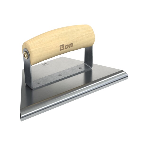 Tapered Edger, 8" To 3", 3/8" Radius 1/2" Lip Wood Handle